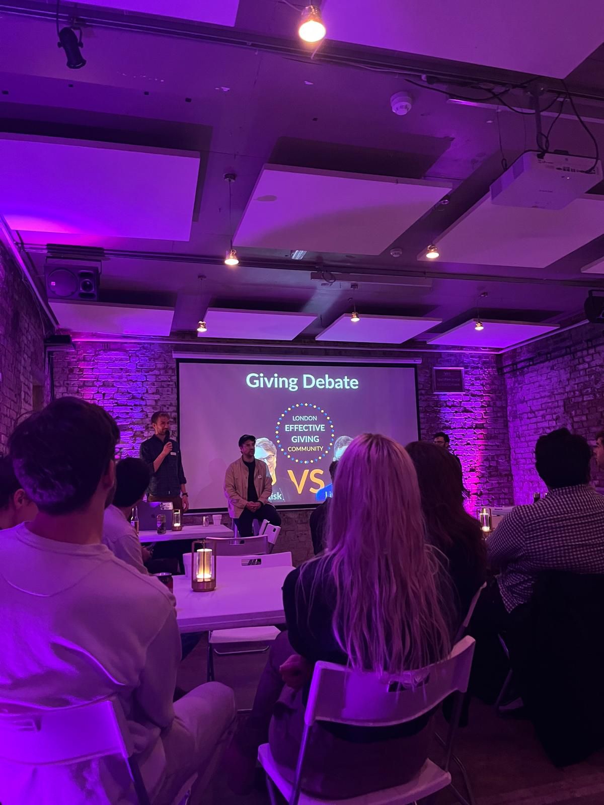 Effective giving debate